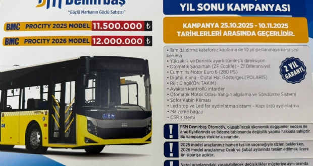FSM DEMİRBAŞ’TAN YIL SONU KAMPANYASI